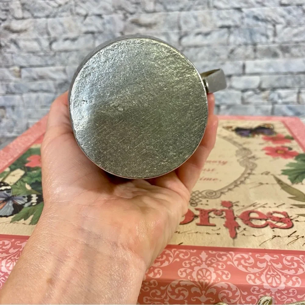 Vintage 1970s Pewter Creamer Colonial Style
